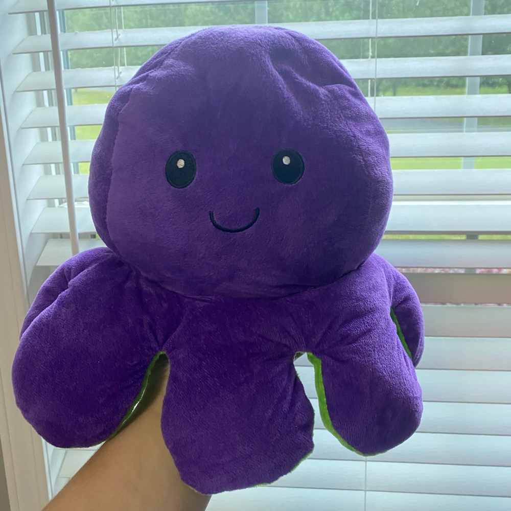 Large Reversible Octopus Mood Plush Toy